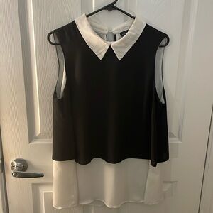 Funky Black and White Torrid Top